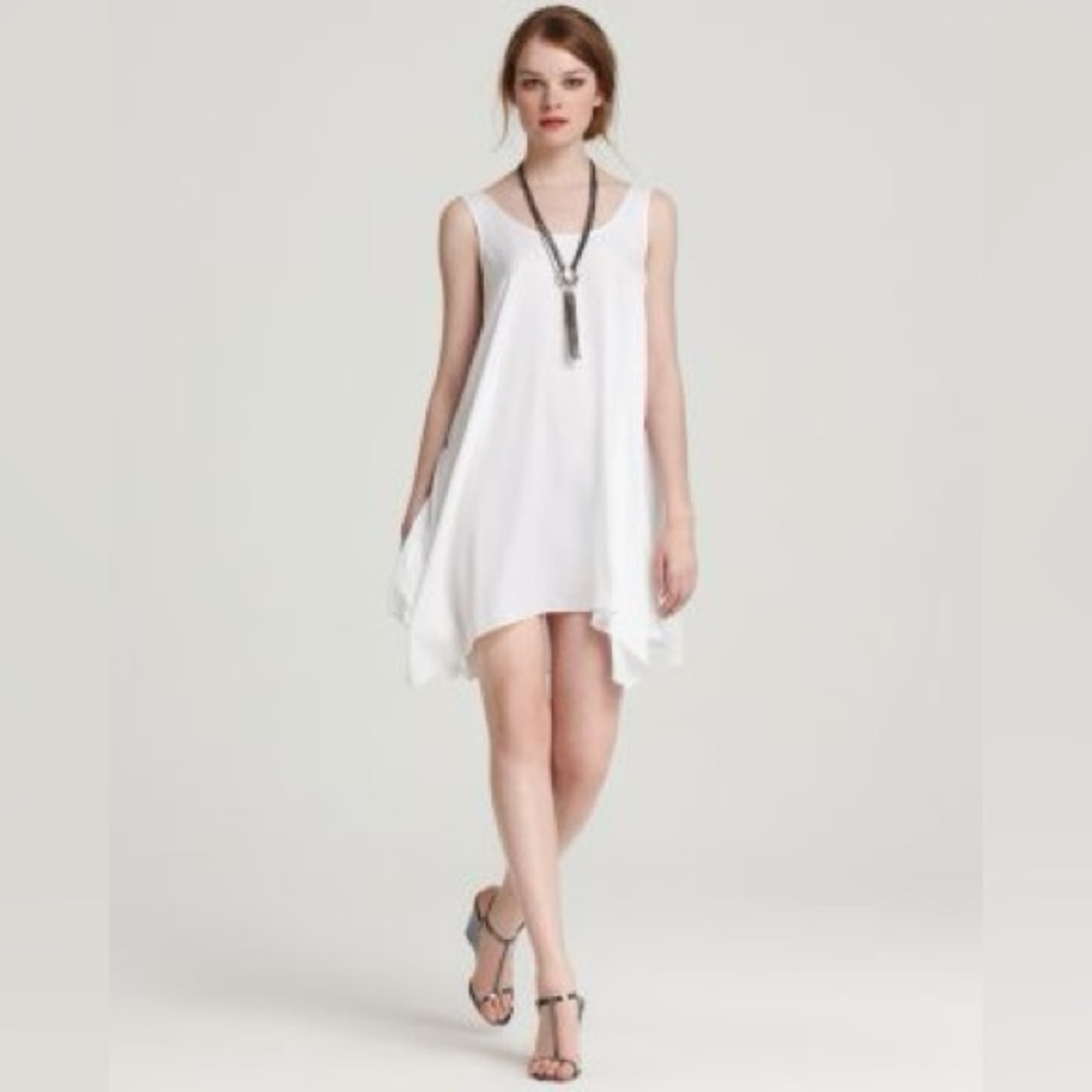 BCBG white tank dress “ezmi” brand new with tags. Size xs